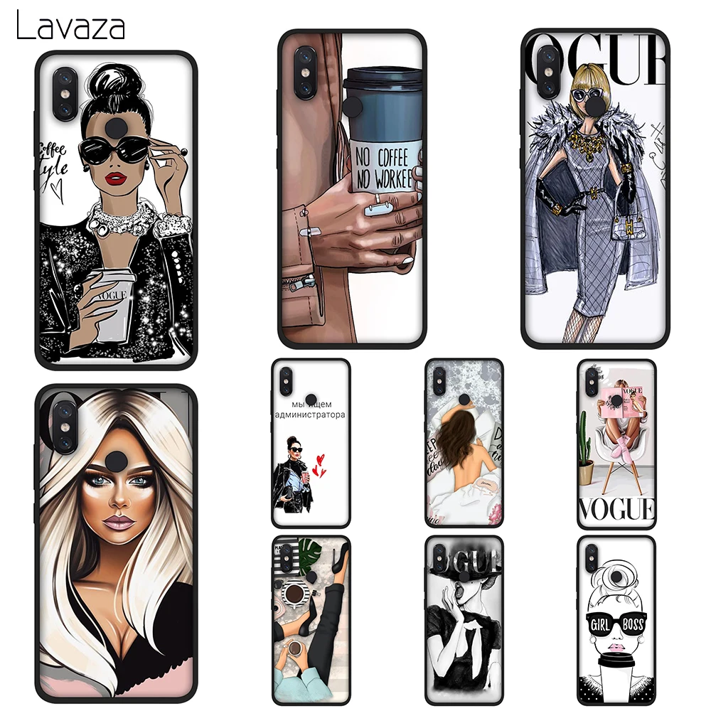 

Lavaza VOGUE Queen Princess Girl Soft TPU Case Cover for Xiaomi Mi 6 8 A2 Lite 6 9 A1 Mix 2s Max 3 F1 Cases