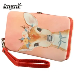 

New Women Cute Clutch Wallet Hasp Korean High Quality Animal Print Lady Phone Coin Pouch Long Purse Female Billfold Girls Gift