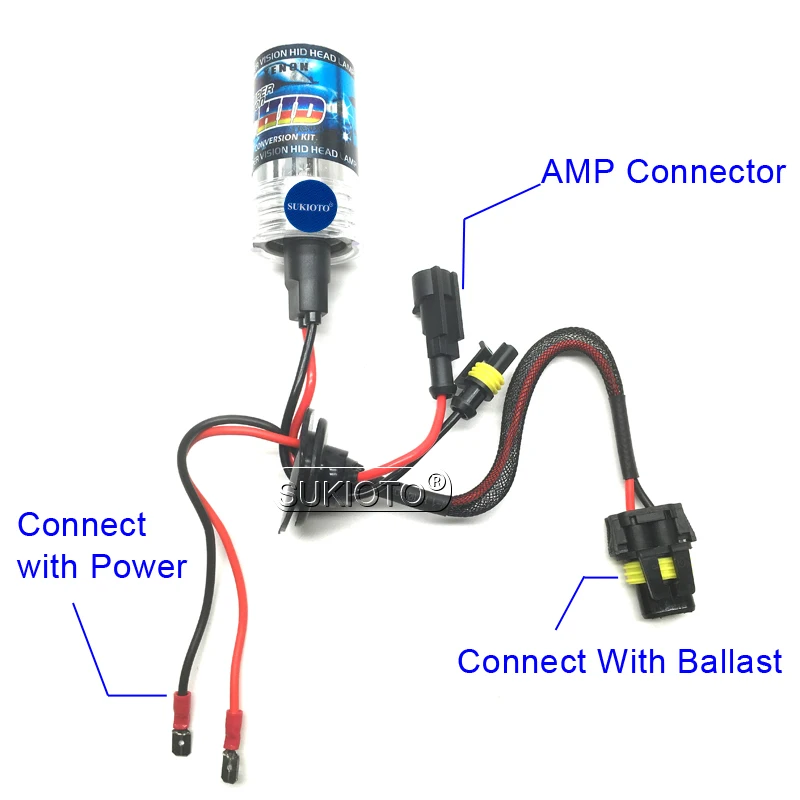 SUKIOTO 35W Canbus Xenon H7C HID Headlight Kit 4300K 5000K 6000K 8000K H7C Car Light Bulb AC 35W Hylux 2A88 Canbus Ballast Kit (5)