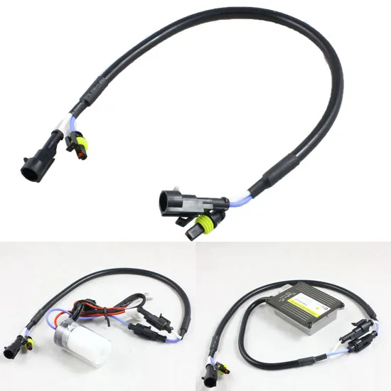 FSYLX 10x50 мм высоковольтные удлинительные шнуры кабельный жгут для HID конверсионный комплект и ксеноновые лампы