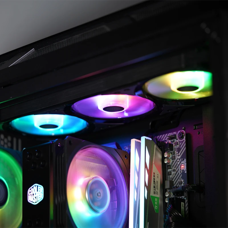 Cooler Master MFX-B2D3-18NPA-R1 SF240 SF360R ARGB 360 мм квадратная рамка адресуемый RGB светодиодный вентилятор 360 водный Coo светодиодный сменный вентилятор