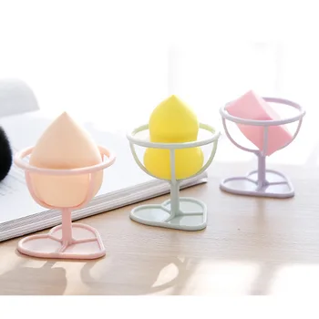 

1pcs Makeup Sponge Holder Cosmetic Puff Stand Sponge Drying Holder with Heart Shape Base Metal Make Up Puff Organizer maquiagem
