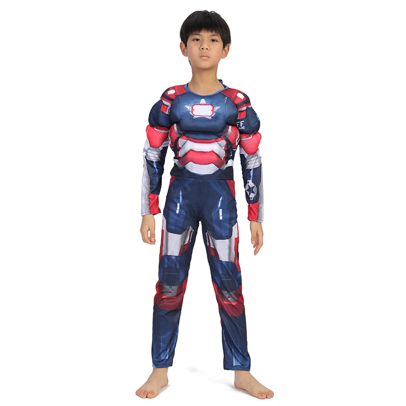 Purim Iron Man Mark Costume Suit Halloween Christmas Superhero Ironman Costume For Kids Boys Girls Cosplay Fantasia Avengers