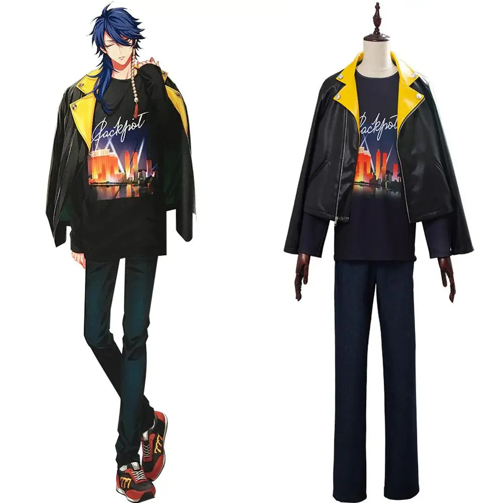 Division Rap Battle DRB Gentaro Yumeno Cosplay Costume Uniform Outfit Cape Coat