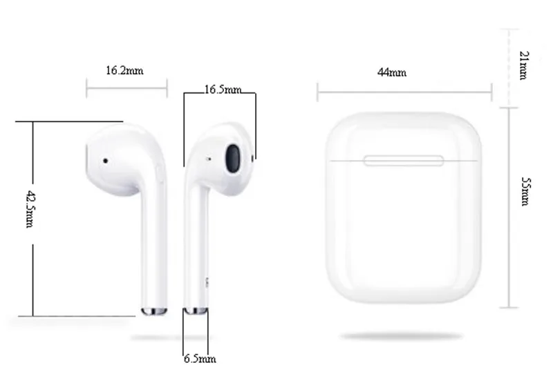Мини Размер IFANS TWS I9S беспроводные наушники Bluetooth 5,0 бинауральные наушники с микрофоном для iPhone 6 8 7 samsung xiaomi huawei
