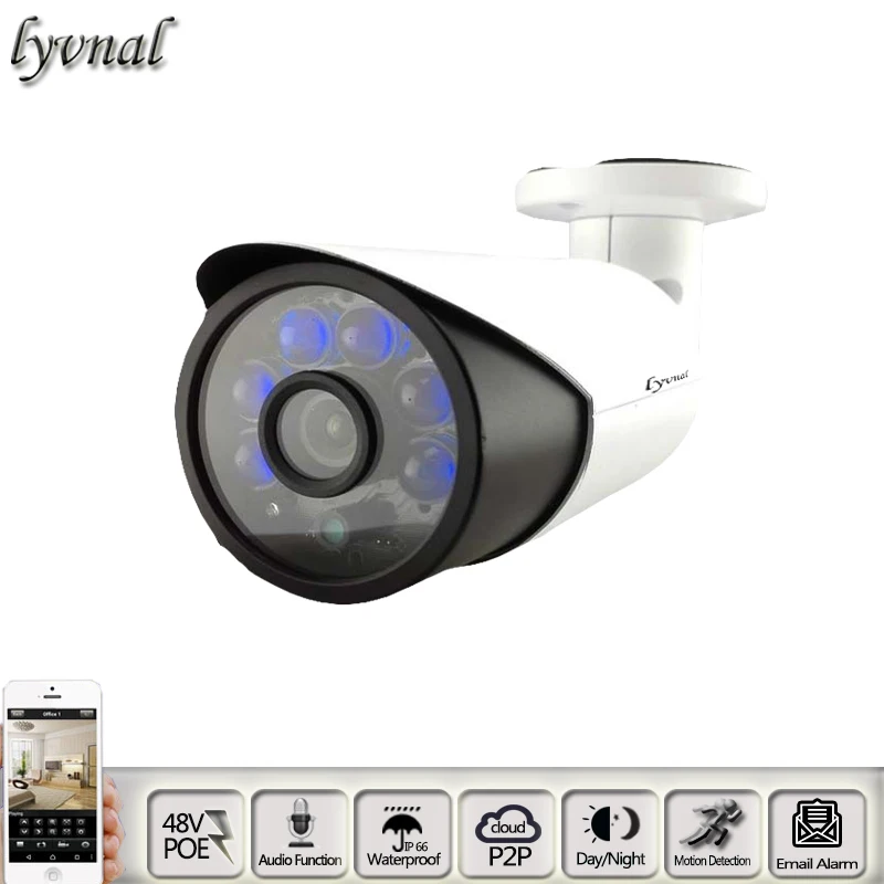 6pcs blue leds HD 720p960p1080P Audio Mini IP Camera POE SONY323 P2P Waterproof Night Vision Network CCTV Security Camera 6pcs blue leds HD 720p960p1080P Audio Mini IP Camera POE SONY323 P2P Waterproof Night Vision Network CCTV Security Camera