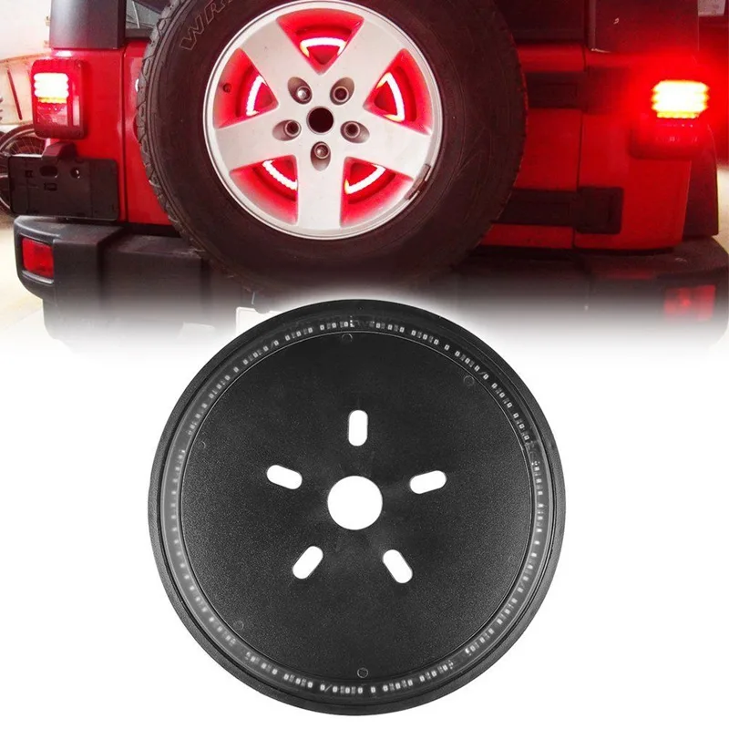 Spare Tire Rear Wheel 3rd Brake LED Decoration Light For Jeep Wrangler 07-17