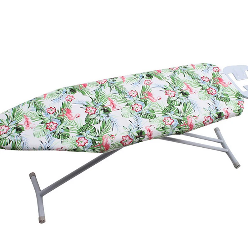 Фламинго держатель ткани термостойкие сохранение гладильная доска гладильный стол с прочный дышащий слезоточивый термостойкий чехол - Цвет: White