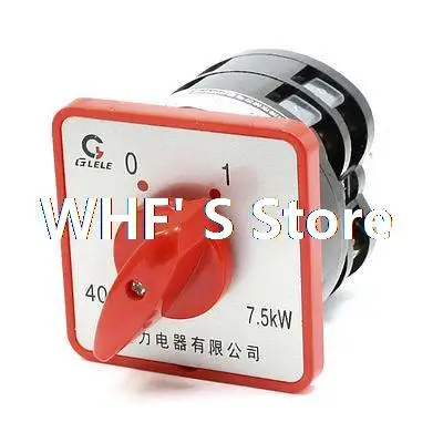 

AC 380V 40A 7.5KW 8 Terminals 2 Position Cam Combination Changeover Switch