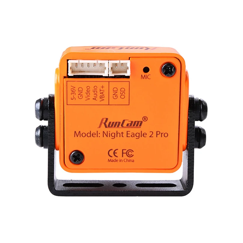  RunCam Night Eagle 2 PRO 800TVL 140 F2.0 Mini FPV Camera PAL NTSC Switchable FOV 140 2.5mm Global W
