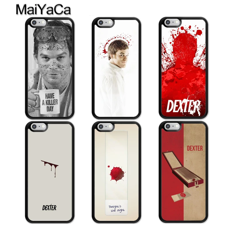 

MaiYaCa TV Show Dexter Morgan TPU Phone Case For iPhone X XR XS MAX 6S 6 7 8 Plus 5S SE Rubber Bcak Cover Coque Shell