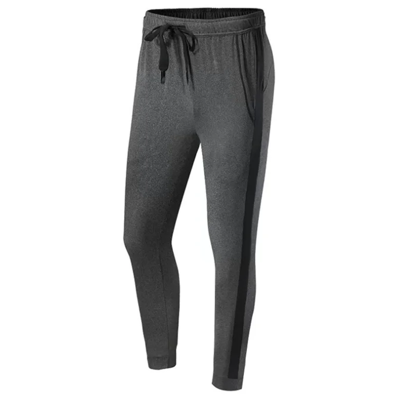 Высокая эластичность мужские брюки для бега тонкие спортивные футбольные штаны Мужские дышащие спортивные Леггинсы для бега в спортзале брюки