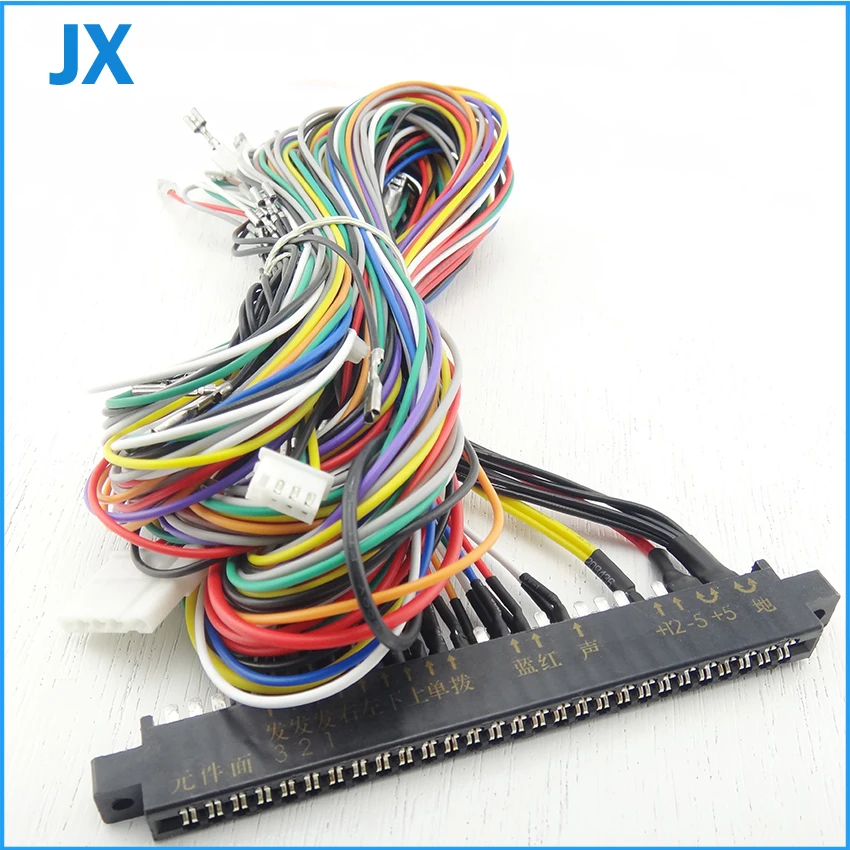 Jamma Harness with 5 6 action button wires/Jamma 28 pin cabinet accessories 