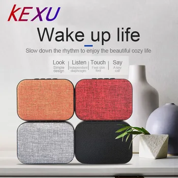 

KEXU Mini Portable Cloth Style Bluetooth Speaker TF Outdoor Wireless Speakers For iPhone Samsung Mobile Phone Bluetooth speaker