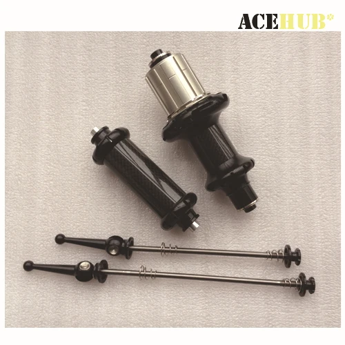 

With 2 pairs of brake pads, Ti skewers, Powerway R36 light carbon coated road bicycle hubs 20/24H 16/20H 18/21H G3 straight pull