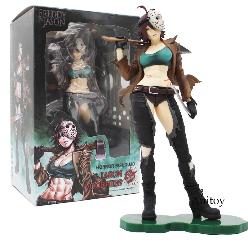 Freddy Vs. Jason 2nd Edition Horror Bishoujo Jason Voorhees PVC Action Figure Toys 22.5cm