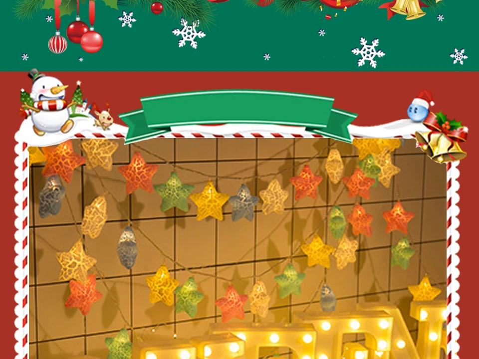Батарея надпись и цифра свет 25,5 см * 23,5 см новогодняя елка украшения для дома медный провод Строка Гирлянда