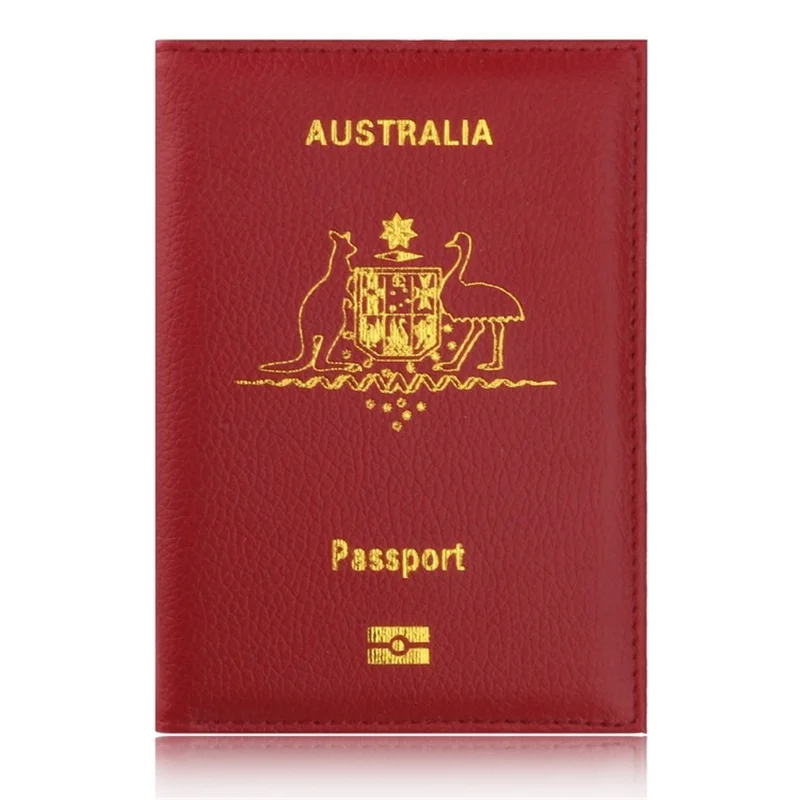 Австралийская Обложка для паспорта, женские обложки для паспорта, чехол для паспорта, дорожный кошелек, держатель для паспорта, органайзер для документов