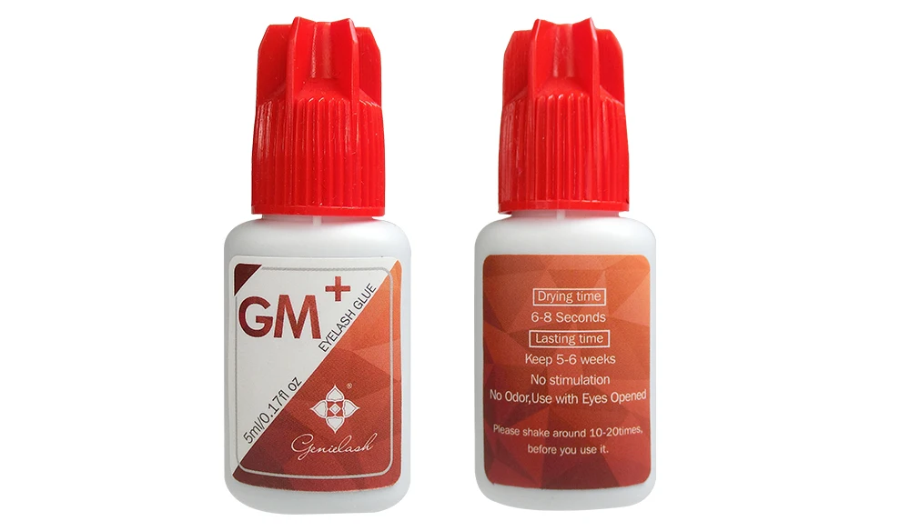 Genie GM+ клей для наращивания ресниц 6-8sec сухой без раздражения индивидуальный клей для наращивания ресниц прививка с открытыми глазами