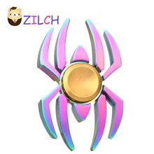 Спиннер Радуга EDC Спиннер с пауком палец фиджет гироскоп фокус игрушка СДВГ аутизм игрушка подарок