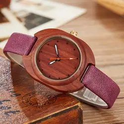 Роскошные элегантные натурального дерева часы Для женщин кварцевые наручные часы GORBEN бренд 2018 Топ Повседневное женские часы Подарочные