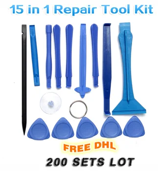 

X 200 SETS 15 In 1 CellPhone Opening Pry Screwdrivers Repair Tool Kit Disassembly Tools For iPhone 4 5S 6 Plus For Samsung S6 5