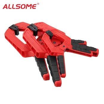 

ALLSOME 4/7/9 Inch AFG Type Light Woodworking Spring Clamp Fast Woodworking Clip Clamping Tools HT2300-2302+