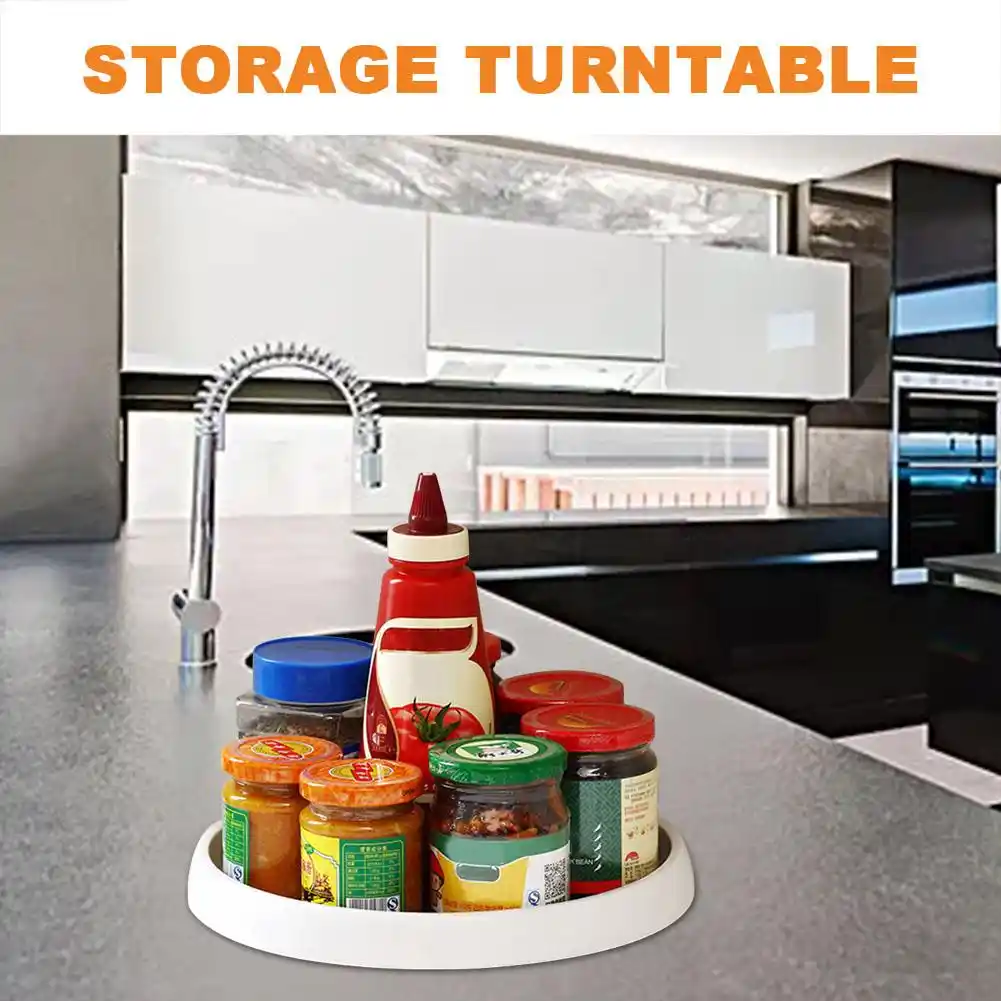 360 Rotation Non Skid Pantry Cabinet Lazy Susan Turntable With