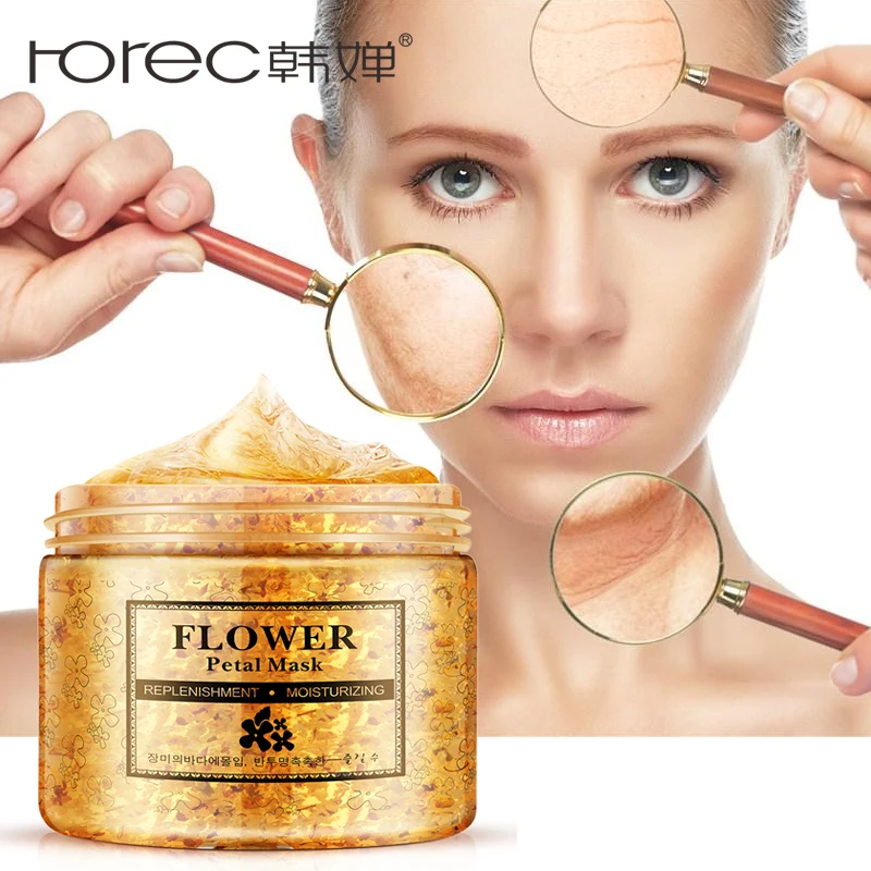 

ROREC Face Osmanthus Mud Mask Fresh Mineral Cleanser Oil-controlling Moisturizing Whitening Facial Acne Treatment Skin Care