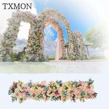 

Wedding arrangement shooting props artificial flower flower row T stage wedding ceremony arches flower decoration