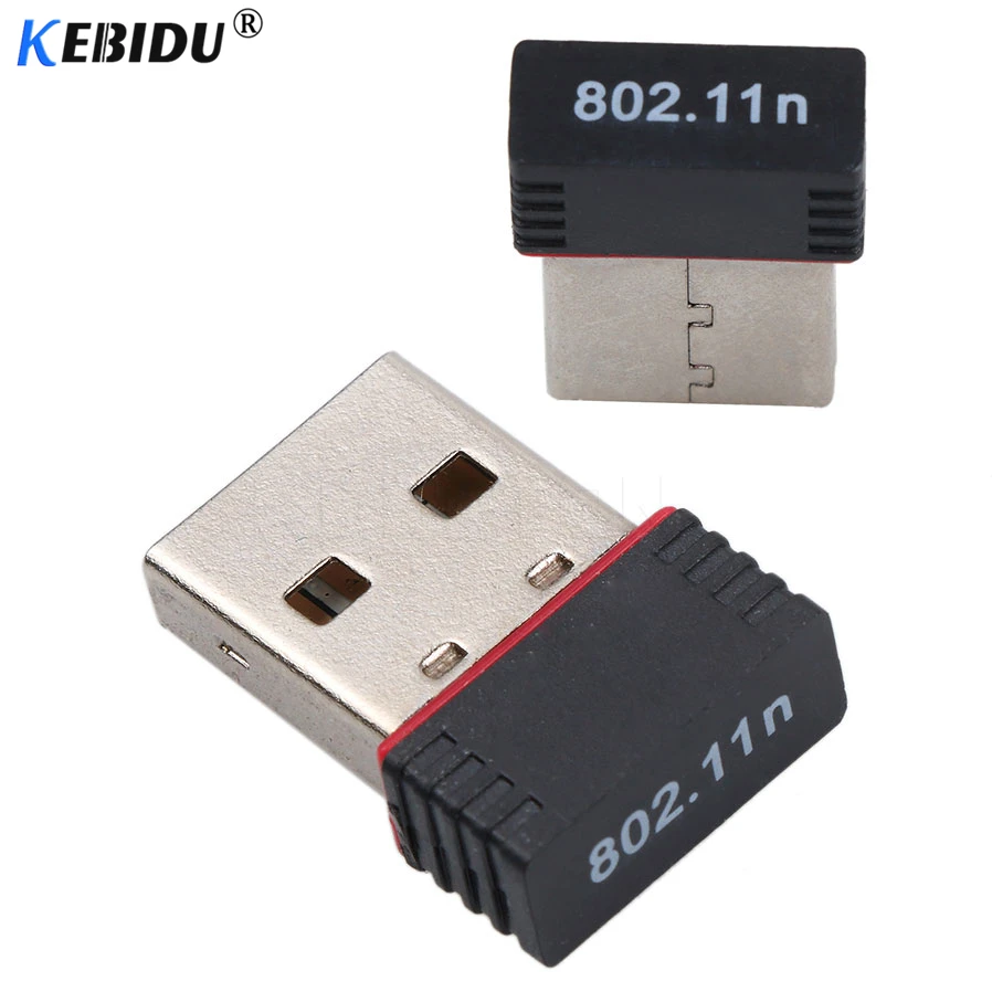Kebidu сетевая карта USB беспроводной Wi Fi адаптер 150 Мбит/с 2 4 ГГц мини Сетевая LAN 802.11b/G/N