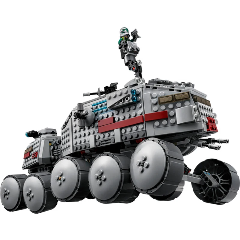 

933Pcs Stars Wars Clone Turbo Tank Military 75151 Building Blocks Compatible legoingly Army 75151 STAR WARS Toy Boys Toys Gift