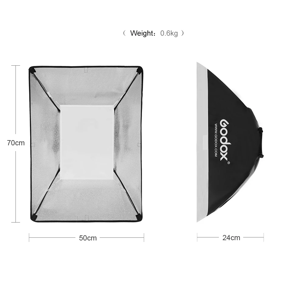 Godox 50x70 см 20 &quotx 27&quot сотовая сетка софтбокс с универсальным креплением для K 150A 180A