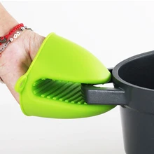 1 шт. силиконовые перчатки для плиты термостойкая рукавица кухонная кастрюля Держатель барбекю, гриль микроволновая печь инструменты для выпечки