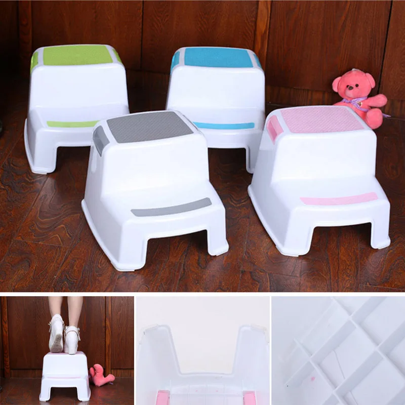 buy Toilet Potty Training Kids 2 Step Stools Toddler Non Slip Bathroom Potty Stool LAD sale