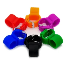 1 шт. часы стиль силиконовый кальян держатель шланга для Кальян наргиле шланг для курения аксессуары случайный цвет