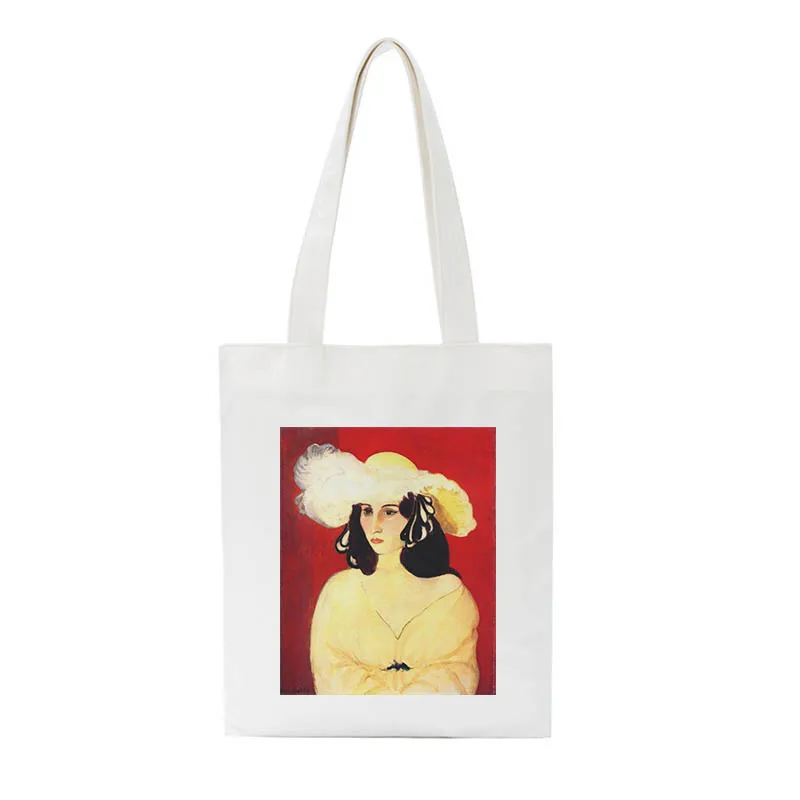 Matisse летняя Большая вместительная Повседневная Женская Холщовая Сумка с рисунком из мультфильма, модная сумка-мессенджер Harajuku, новые сумки на плечо с буквенным принтом - Цвет: 4