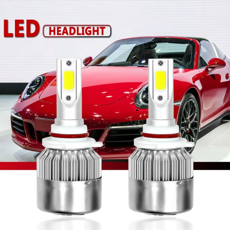 2 шт. 110 W/pair комплекты H1 H3 H4 H4 светодиодный HID фары H11 HB3 HB4 9007 12 В 11000LM белый охлаждения 6500 К автомобиль спереди свет 5,22