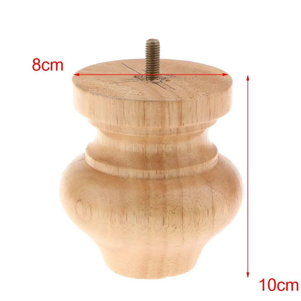 4 шт черный/деревянный стул лапки деревянная кровать диван пол и мебель защита круглые деревянные конические деревянные ножки для мебели