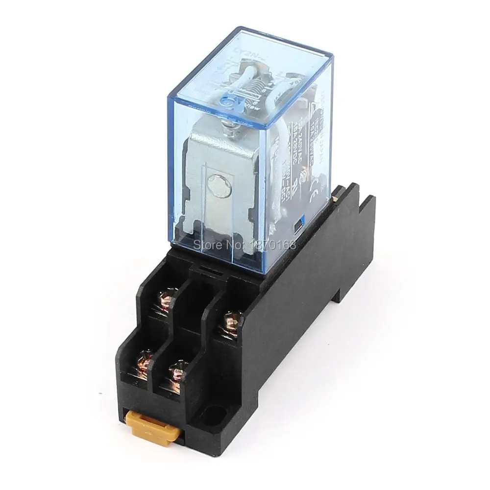 MY2N J DC24V катушка tujuan umum estafet DPDT 8 Pin 5A 240VAC/28VDC w розетка dasar|pin 8|pin pinpin s |