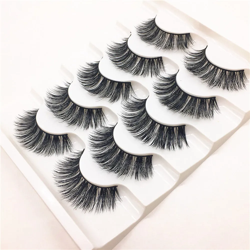 

1 Box Luxury 3D False Lashes Fluffy Strip Eyelashes Long Natural Party 0719