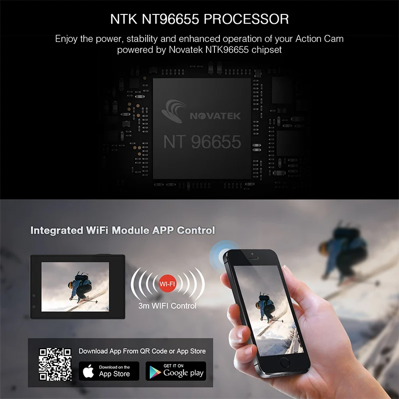 2019 новая спортивная Экшн камера SOOCOO C10 Full HD NOVATEK96655 с Wi Fi камерой 1080p 12 МП