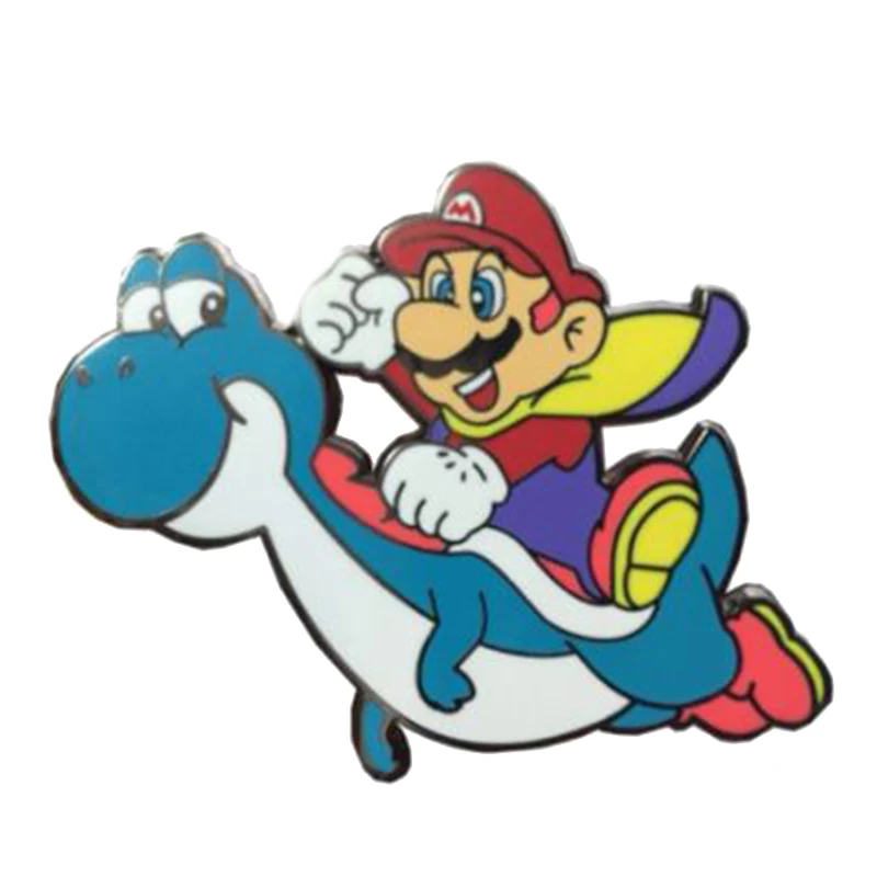 Брошь в виде динозавра стиле игры Nintendo|Булавки и значки| |