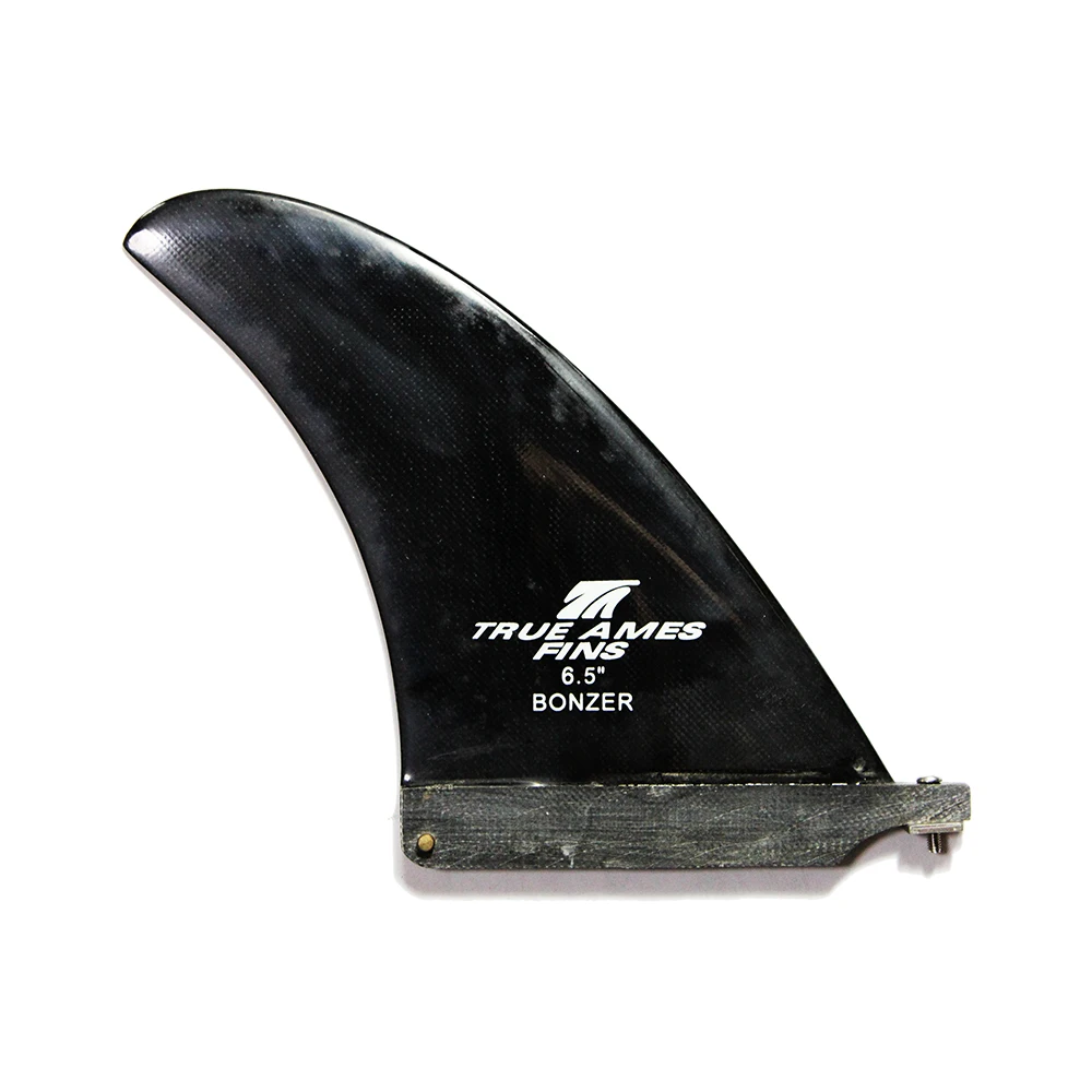 black fiberglass bonzer 6.5'' single fin for surf board | Спорт и развлечения