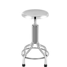 Европейский бар из нержавеющей стали винт Лифт барный стул домашний Ретро задний подъем высокий стул передний кассовый барный стул