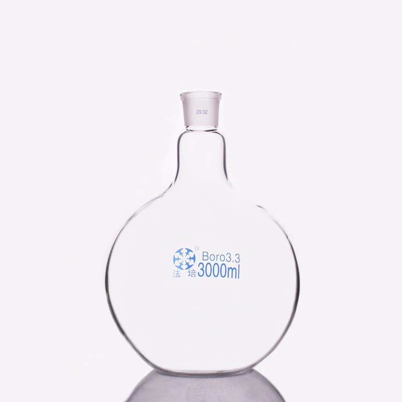 FAPE Single standard mouth flat-bottomed flask 50ml-250ml-2000ml-10000ml and joint 29/32,Single neck flat flask,Boiling flask