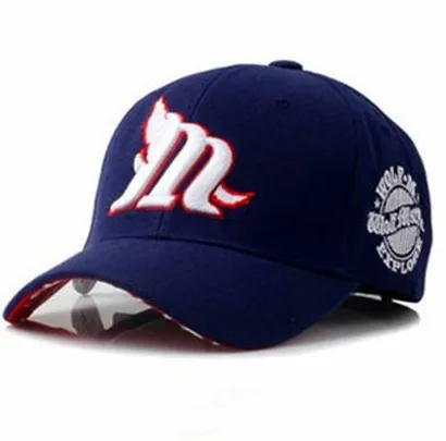 

2016 new version Wolf -M baseball cap Men's and women's fashion hats snapback hat Outdoor sports baseball cap