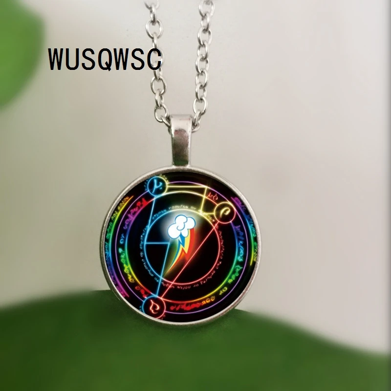 WUSQWSC Радуга тире Тайный Круг моя Дружба это магия MLP Вдохновленный стеклянный