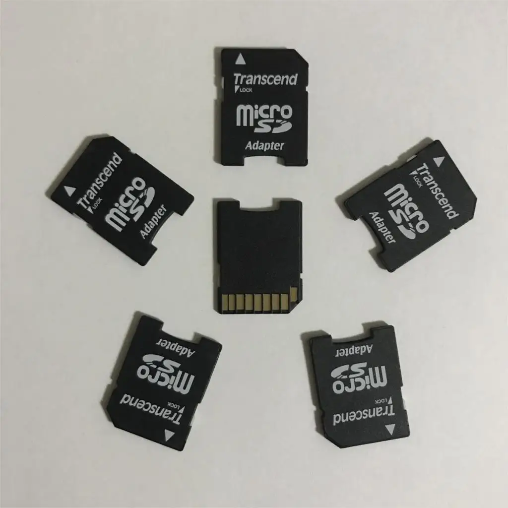 6 шт./лот Transcend адаптер карты памяти TF для SD адаптер micro sd карты TransFlash TF карты памяти адаптера для micro sd -card