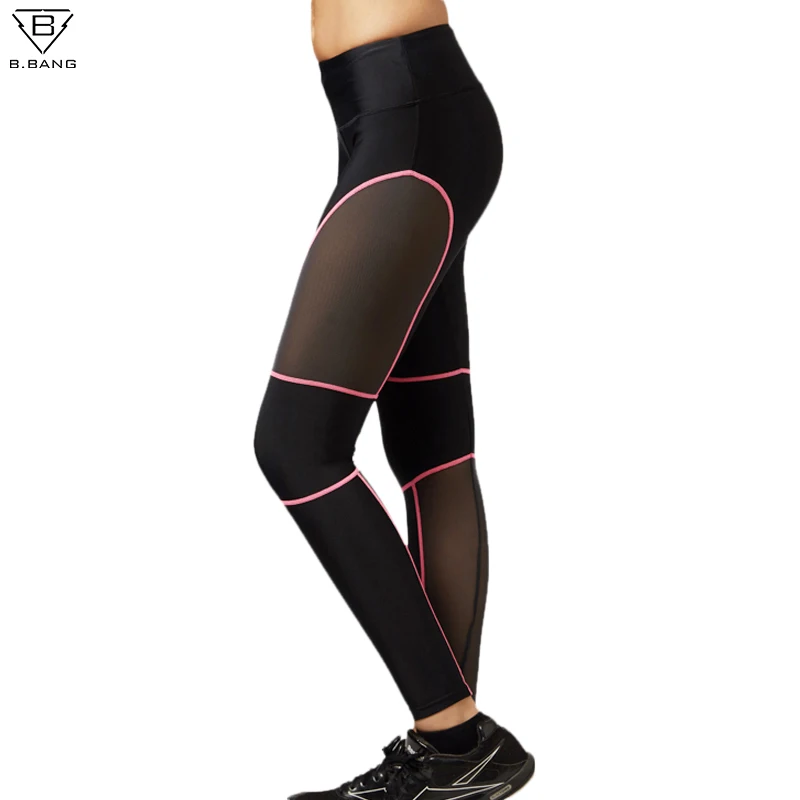 B.BANG New Fitness Women Running Pants Ladies Slim Legging Quick Dry